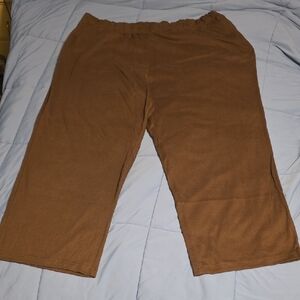 Only Necessities Brown Wide Leg Pants